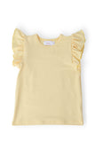 Butter Yellow S/S Ruffle Tee