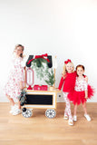 Candy Cane Lane L/S Pocket Twirl Dress