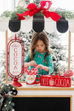 Christmas Candy 3/4 Sleeve Pocket Twirl Dress