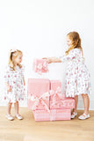 Clara's Christmas 3/4 Sleeve Ruffle Twirl Dress