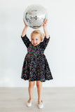 Confetti Velvet Sequin Dress