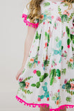 Cute Cactus Pom Pom Dress