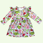 Gri-nch Flutter L/S Dress
