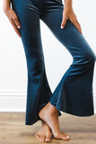 Denim Blue Velvet Bells