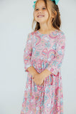 SALE Dream Big Little One 3/4 Pocket Twirl Dress