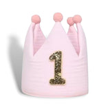 Fabric 1st Birthday Crown