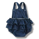 Ghosts Denim Bubble Romper