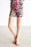 SALE Flexible Floral Active Shorty Shorts