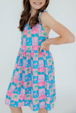 Flock Star Ruffle Cross Back Dress
