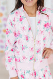 Gingham Bows Satin Jacket