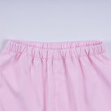 Sweet island character hand smocked ruffle pants set