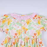 Sweet island character hand smocked ruffle pants set