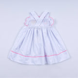 White character ruffle dress