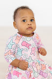 Hangin with My Peeps 3/4 Sleeve Twirl Bodysuit