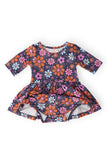 SALE Haunted Garden 3/4 Sleeve Twirl Bodysuit
