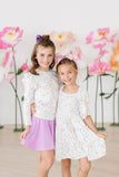 Hoppy Easter L/S Ruffle Tee