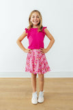 I Love You Tulip Much Ruffle Twirl Skort