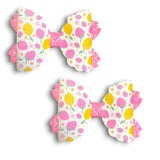 Faux Leather Foods Bow