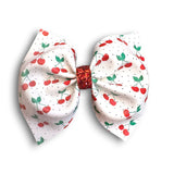 Faux Leather Foods Bow
