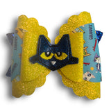Faux Leather Book Character Bows