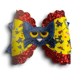 Faux Leather Book Character Bows