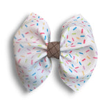 Faux Leather Foods Bow