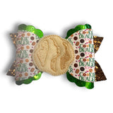 Faux Leather Girl Scouts Bow
