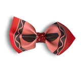 Crayon Faux Leather Bow
