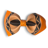 Crayon Faux Leather Bow
