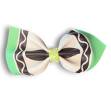 Crayon Faux Leather Bow