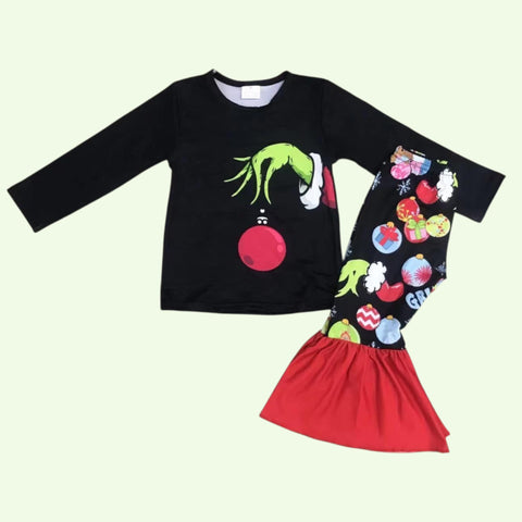 Gri-nch Ornament Bell Bottom Set