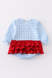 Santa milk cookies applique girl bubble