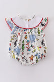 Dr.Seuss embroidery girl bubble