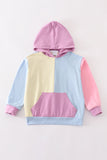 Multicolored blocks mom hoodie mom&me