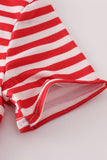 Red Georgia bulldog sequin stripe shorts set