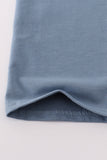 Orange gingham pants set