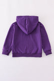 LSU glitter hoodie top