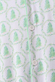 Green christmas tree bamboo dad pajama set