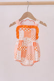 Orange Tennessee applique patchwork bubble
