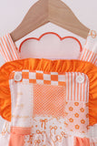 Orange Tennessee applique patchwork bubble