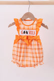 Tennessee Go vols smocked ruffle bubble