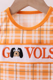 Tennessee Go vols smocked plaid bubble