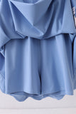 Blue active scalloped mom&me dress