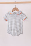 Orange Tennessee embroidery stripe bubble