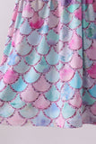 Mermaid bamboo pajama set