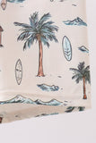 Green turtle swim trunks