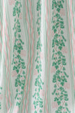 Green floral stripe dress (length 41.33in)