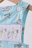 Blue carousel smocked jonjon