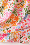 Summer floral print smocked mom & me dress
