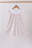 Castle ice cream smocked ruffle dress
